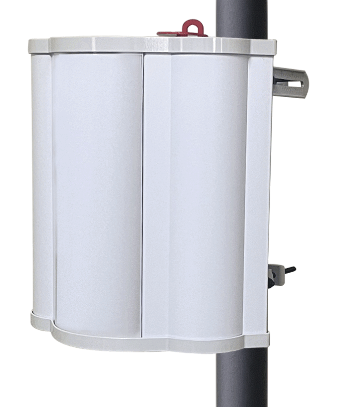 Linq 5.15-6.875GHz,V2, 4X4 MIMO, V & H Pol, 90 °(-6dB)/ 60 ° (-3dB), 18dBi Sector Antenna