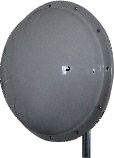 Radwin 32 dBi 3-Foot Dual-Polarized Dish Antenna, 4.9–5.875 GHz