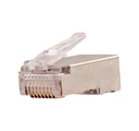 CAT5E Shielded RJ45 Plug with Ground Wire Hook (100pk)